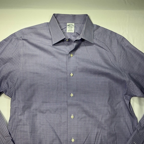 Brooks Brothers Other - Brooks Brothers Regent Dress Shirt Plaid Checkered Button Down‎ 16-34